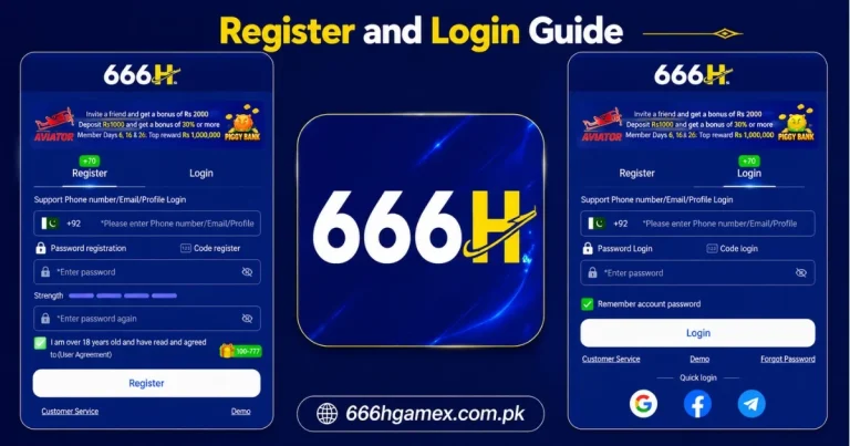 how to make an account on 666h